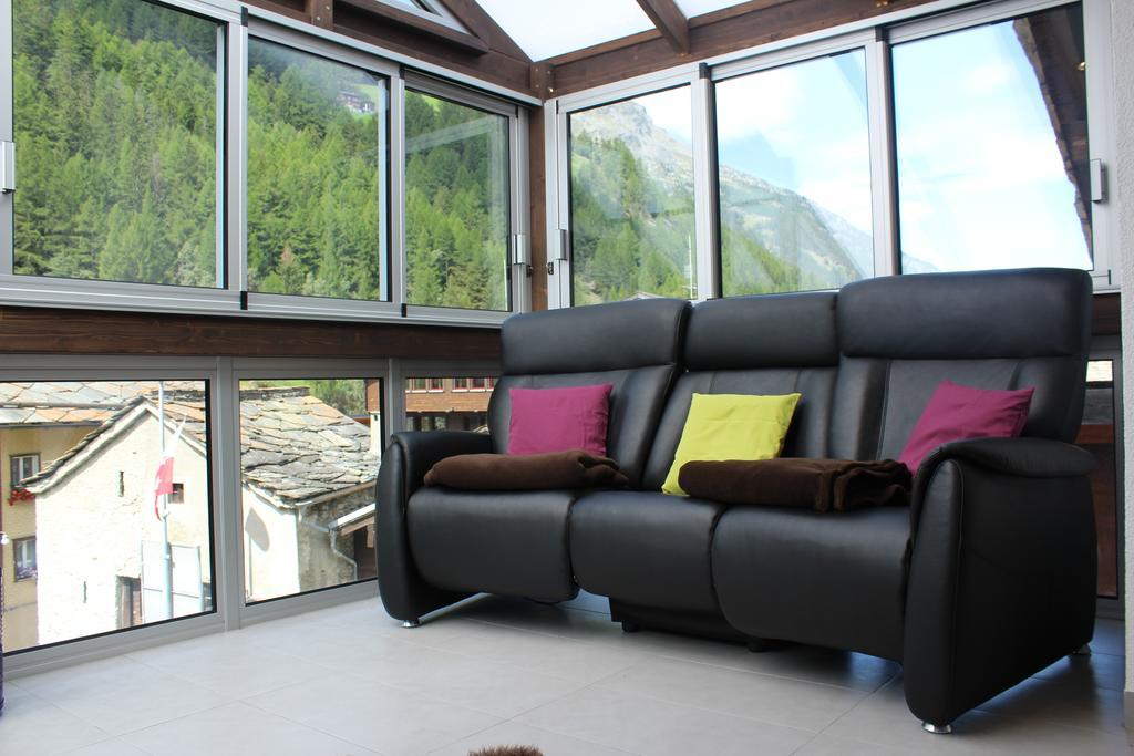 Haus Dorf 7 Lägenhet Saas-Grund Exteriör bild